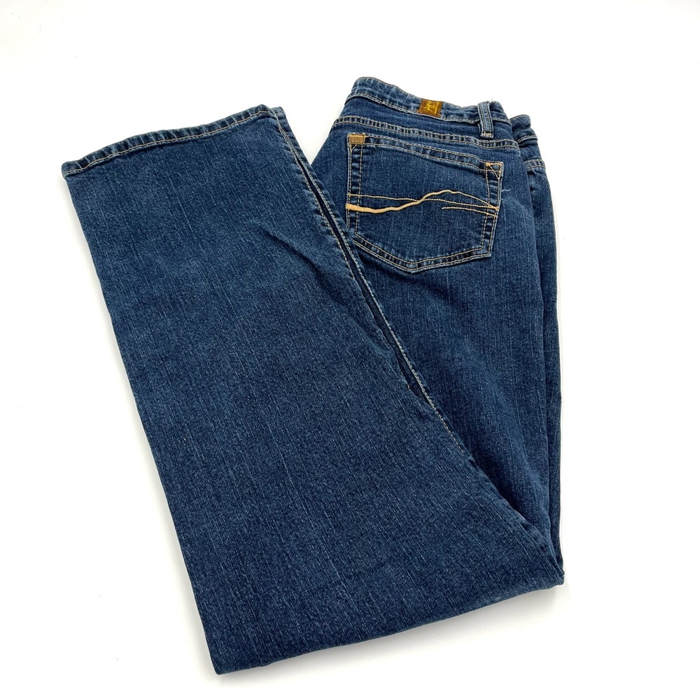 Aura High Rise Classic Fit Blue Denim Jeans Size 8R (CWJ0001)